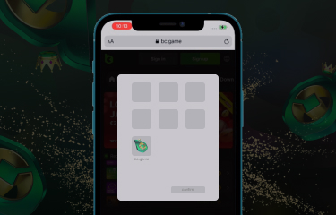 Pendaftaran di aplikasi seluler pada platform game BC langkah 5