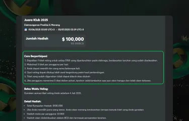 Cara menggunakan bonus pada platform game BC langkah 6